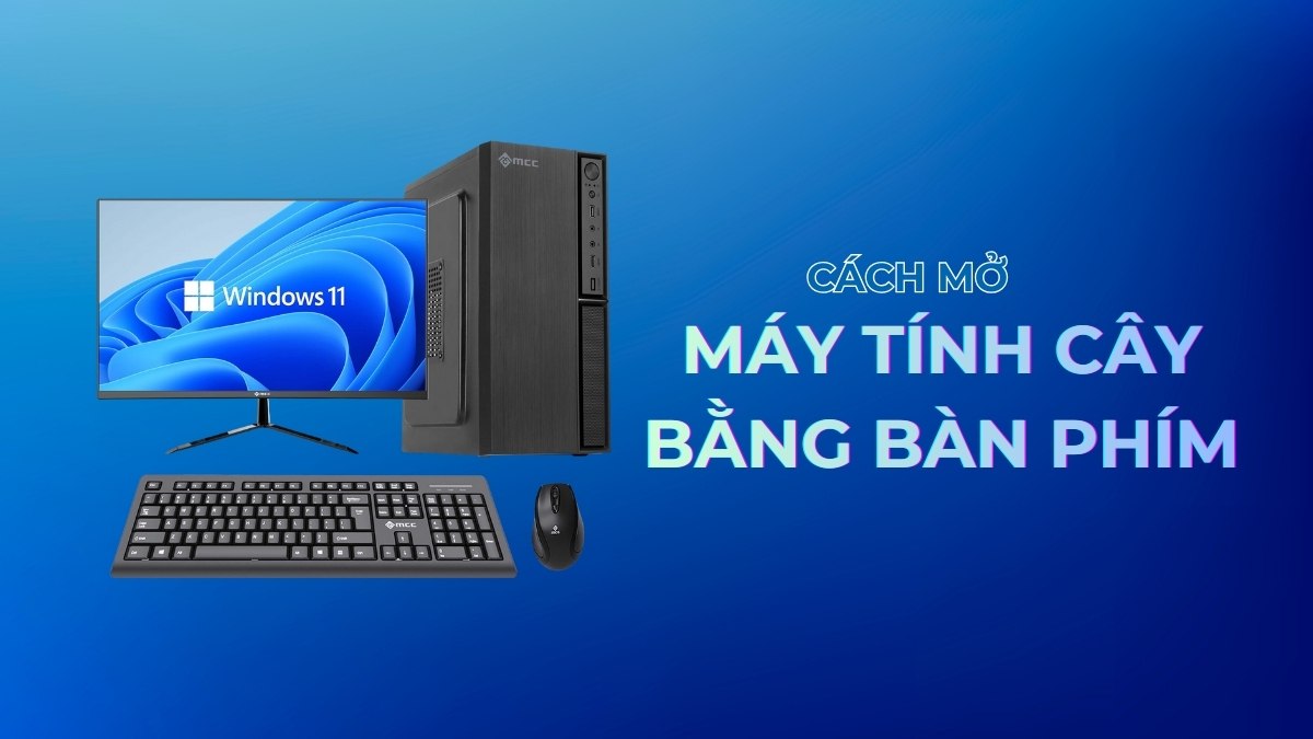 Cách mở máy tính cây bằng bàn phím không cần nút nguồn đơn giản